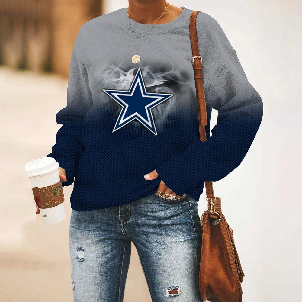 Round Neck Print  Sweatshirt