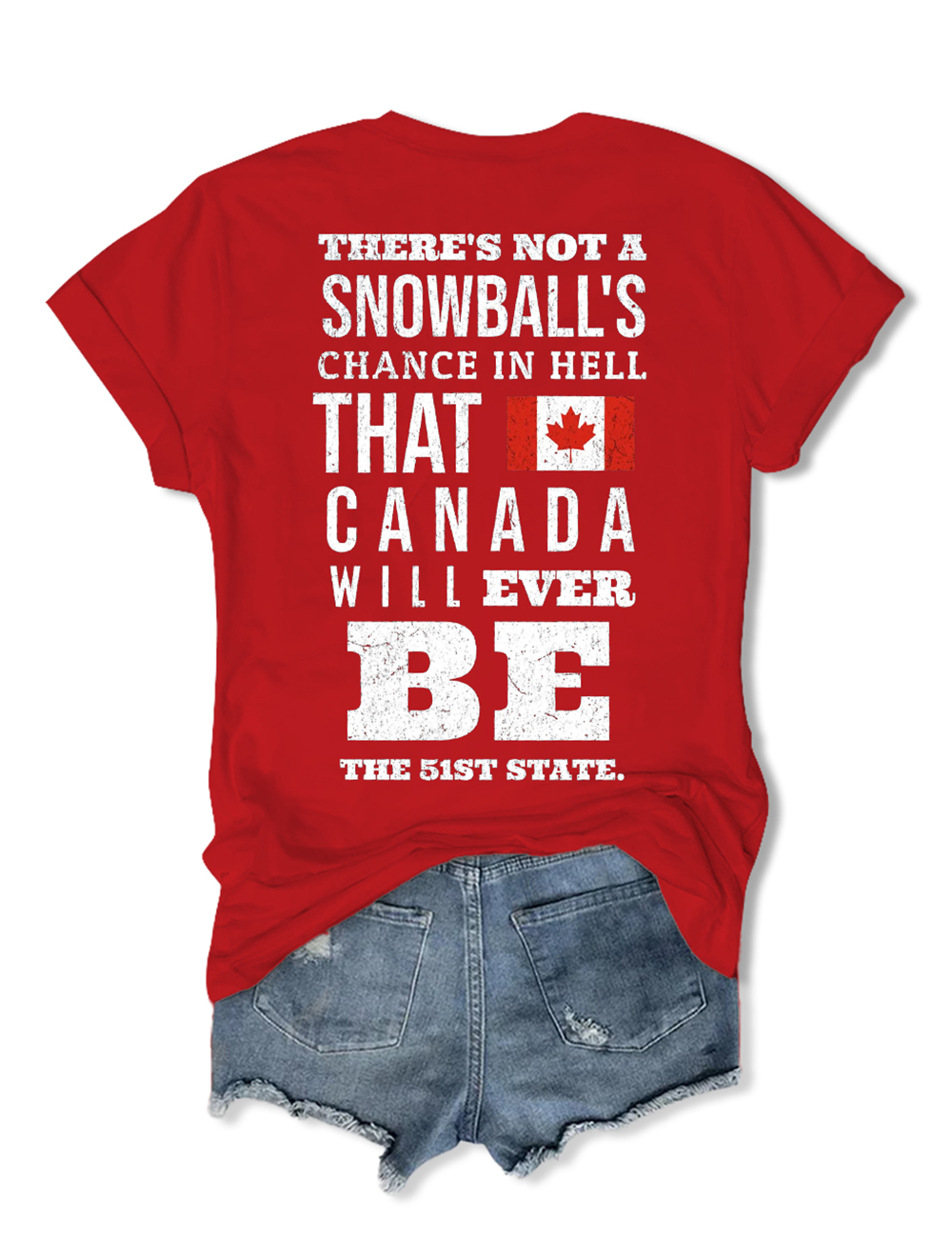 Canada Usa Hockey Game Score T-Shirt