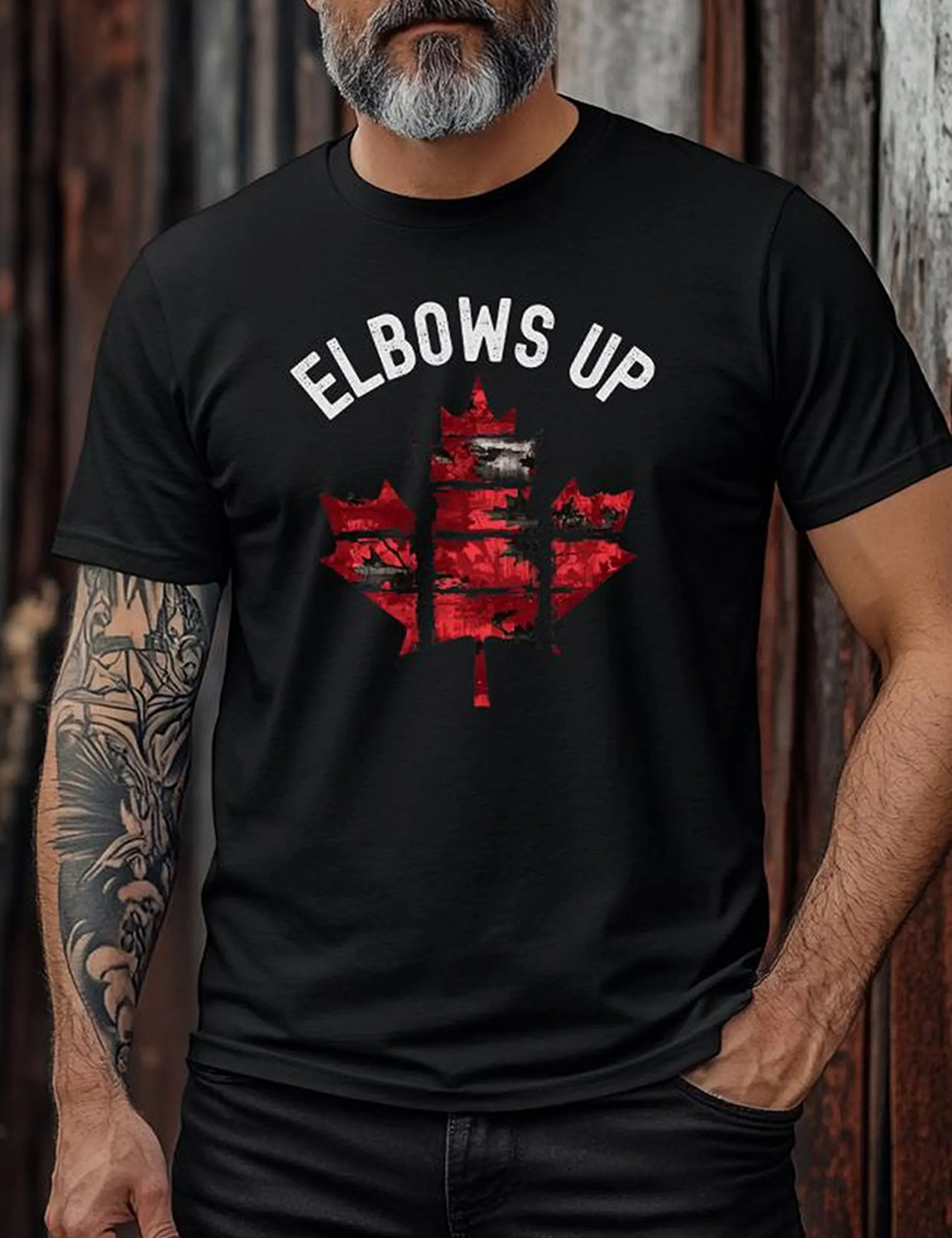 Canada Strong Elbows Up Canada Not for Sale Unisex T-shirt