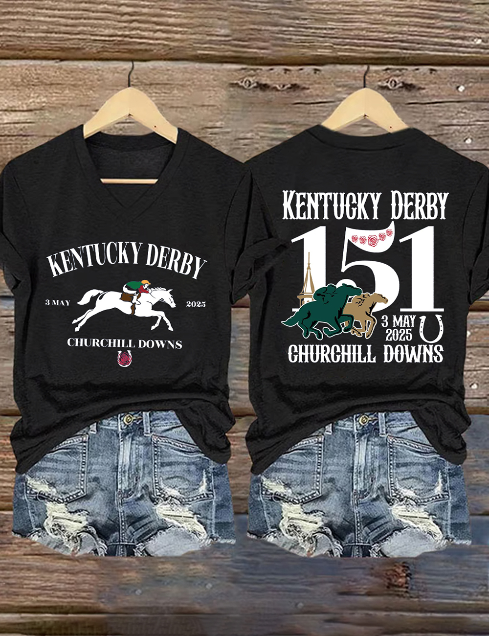 Kentucky Derby 2025  151st Run For The Roses T-Shirt