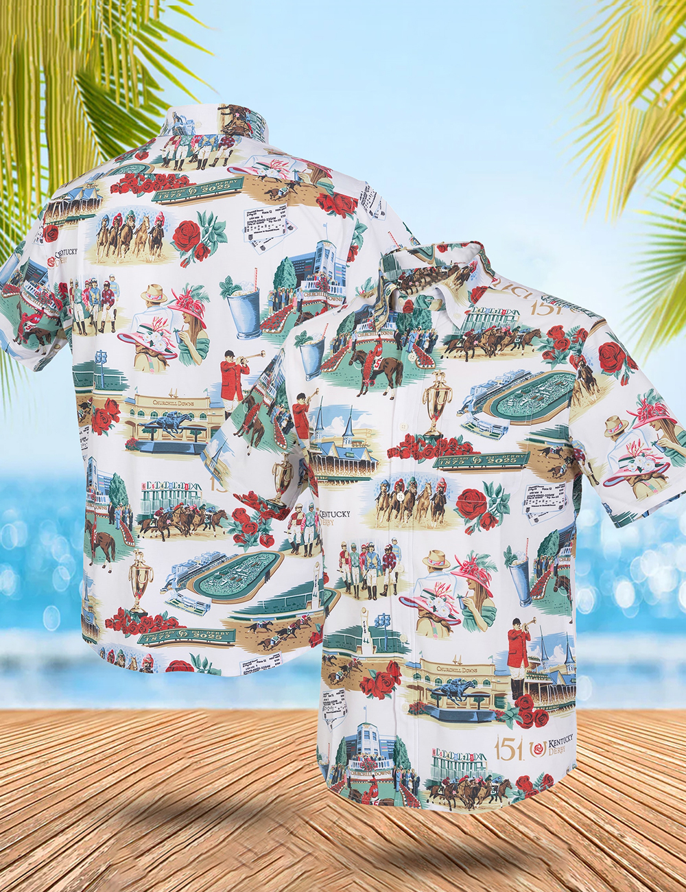 151st Run For The Roses Kentucky Derby 2025 Hawaiian Shirt