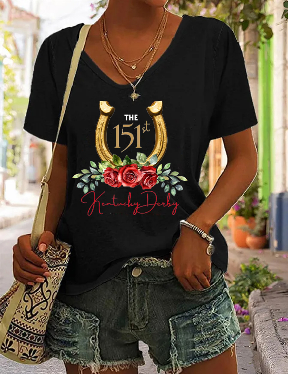Kentucky Derby Day 151st Run For The Roses T-Shirt