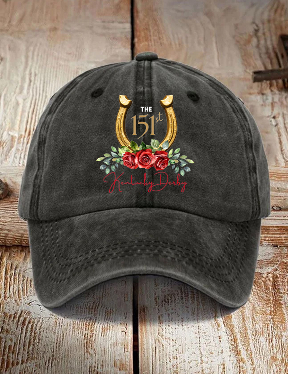 Kentucky Derby 151st Run For the Roses Baseball Cap
