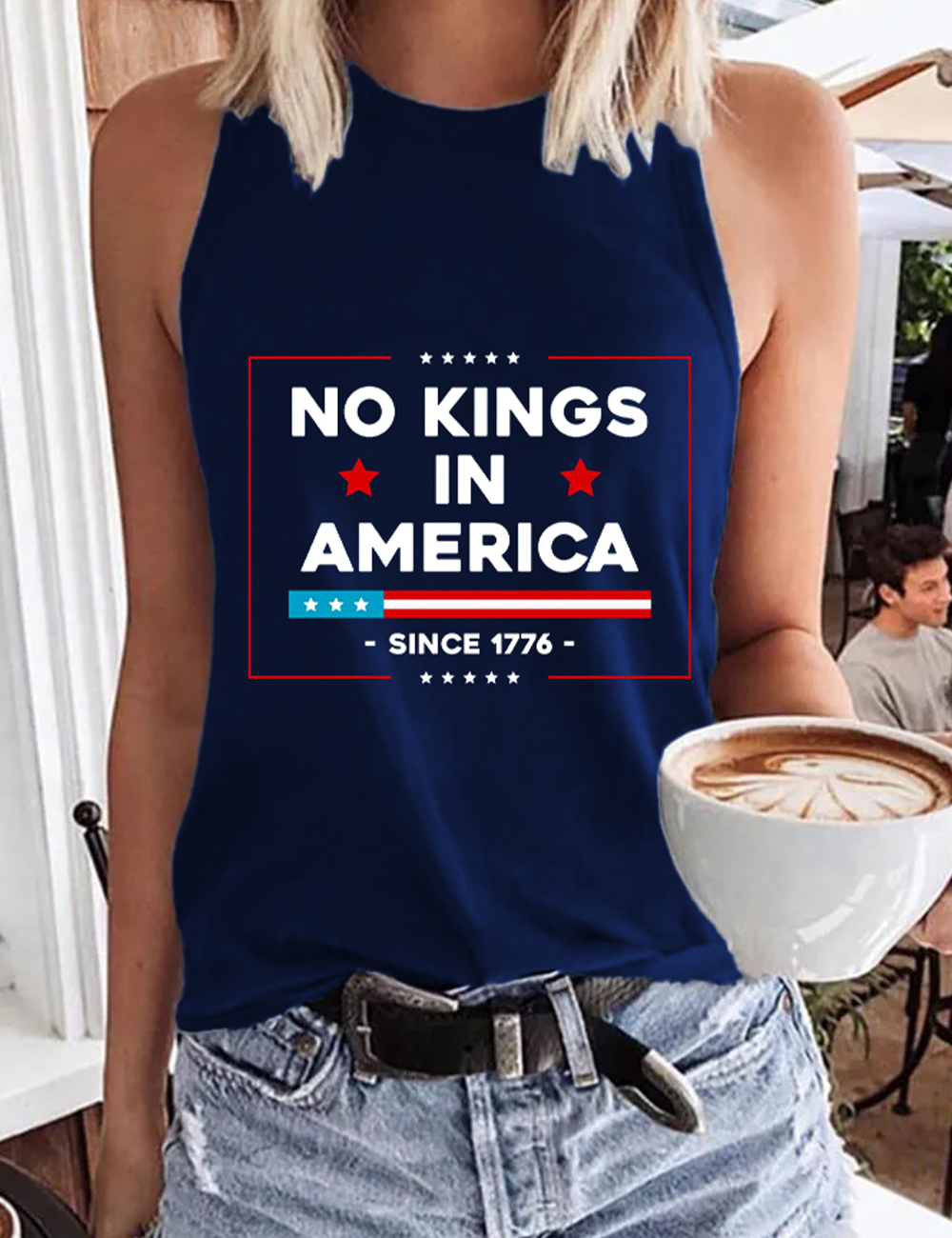 No Kings In America Anti MAGA Tank Top