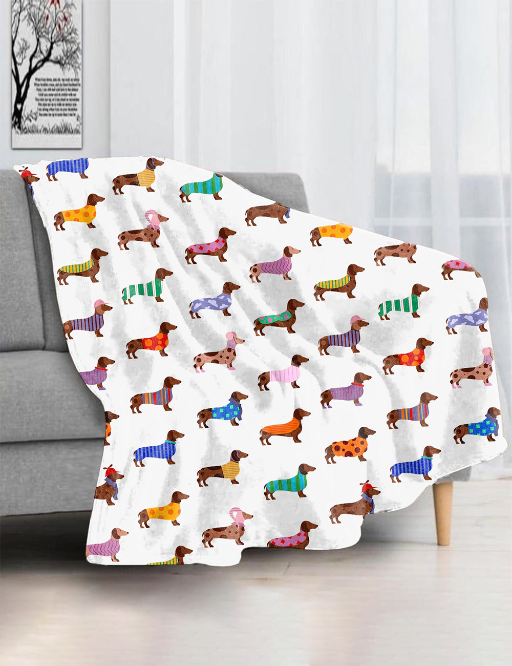 Dachshund Cute Dog Blanket