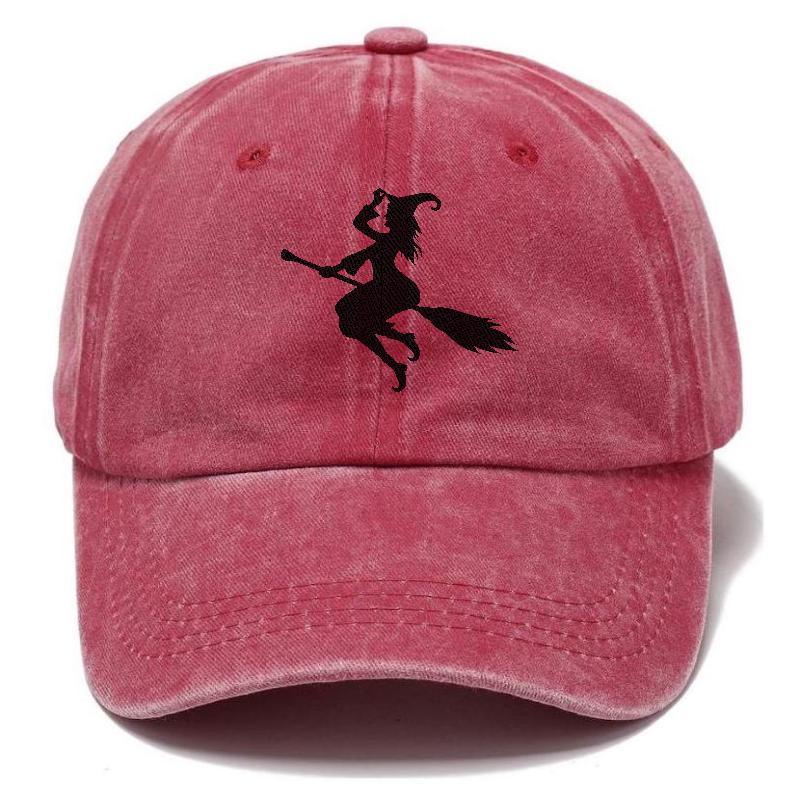 Vintage Charm: Enchanting Witch On Broom Hat (Limited Edition)