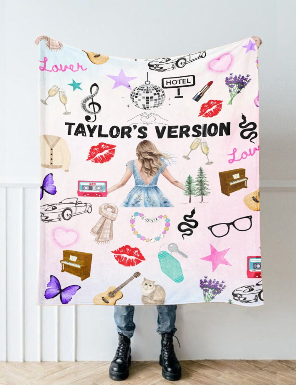 TS Album Eras Tour Blanket