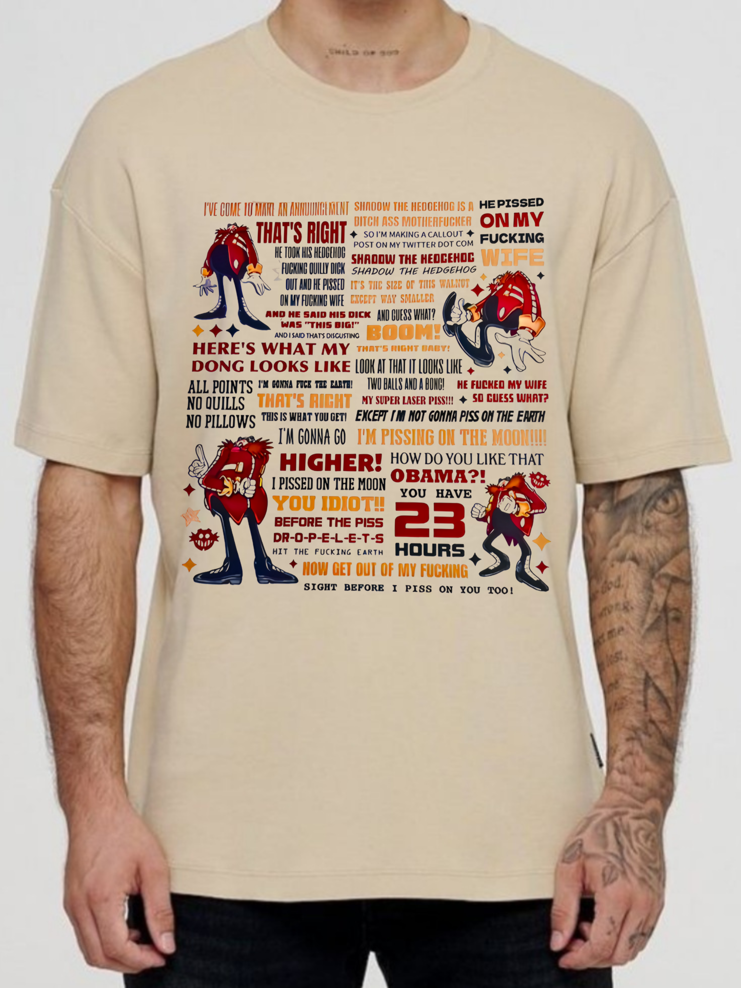 Unisex SnapCube Eggman Tee/Sweatshirt/Hoodie