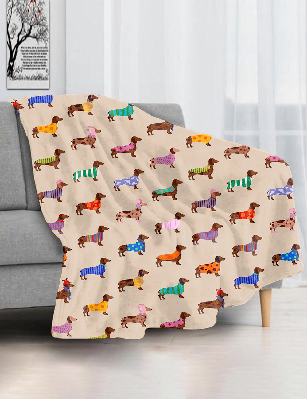 Dachshund Cute Dog Blanket