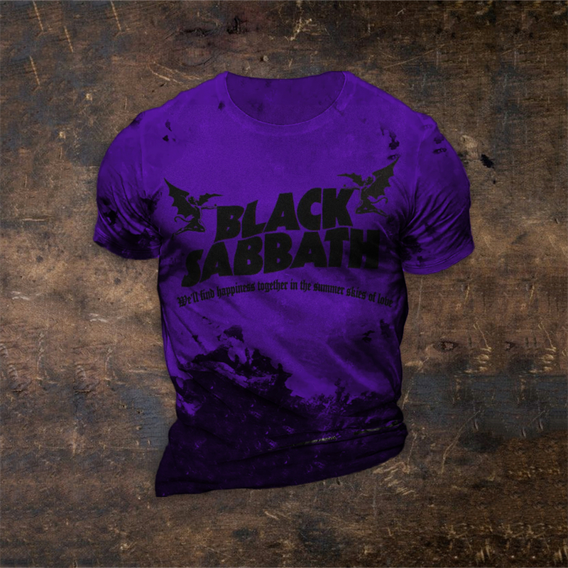 Men's Rock Band Final Show Tie Dye T Shirt