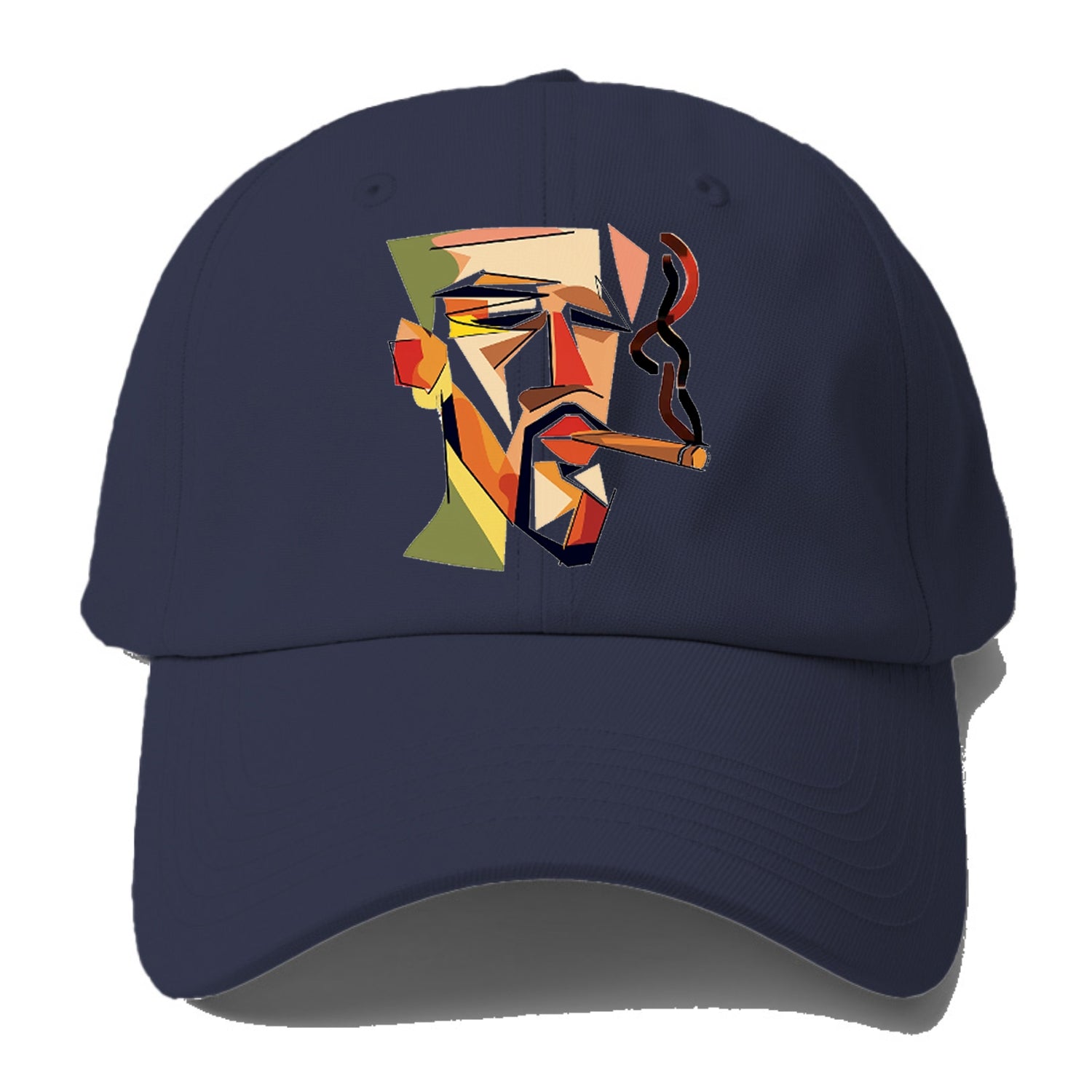 Cigar Cool Abstract Expression Baseball Cap