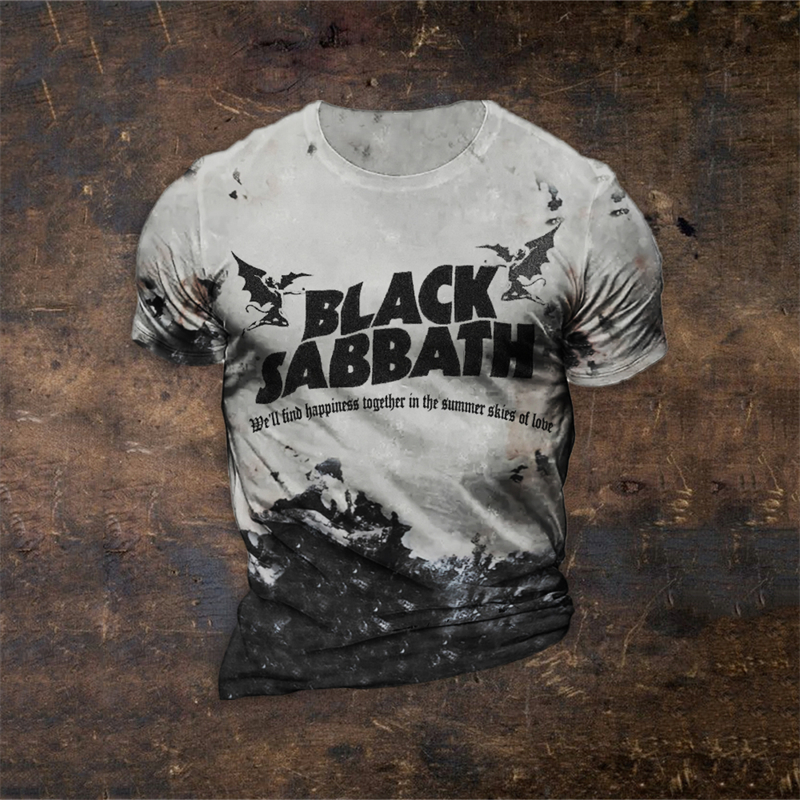 Men's Rock Band Final Show Tie Dye T Shirt