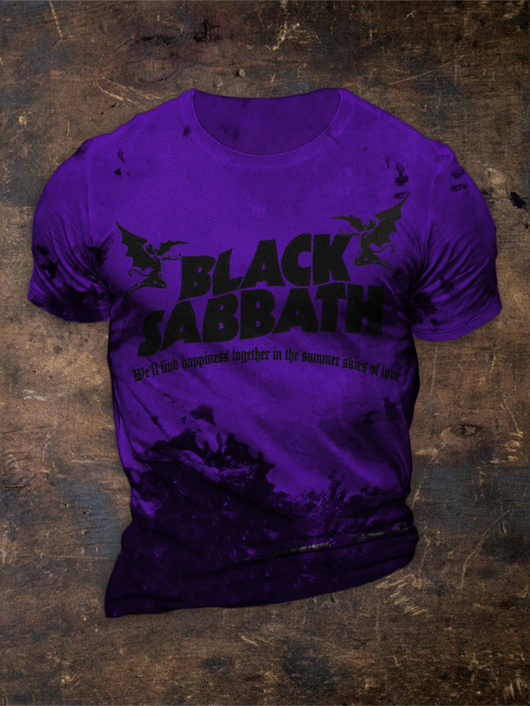 Men's Rock Band Final Show Tie Dye T Shirt