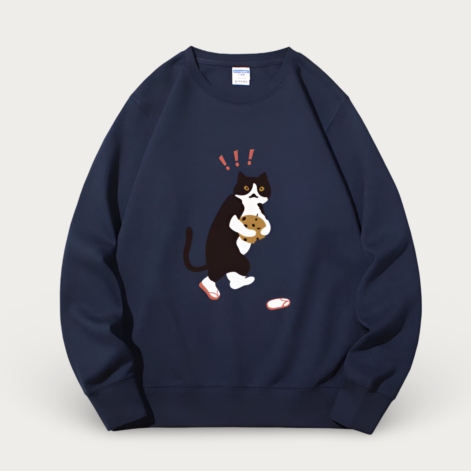 Cheeky Cat and Cookie Sweatshirt [Plus Size Available]