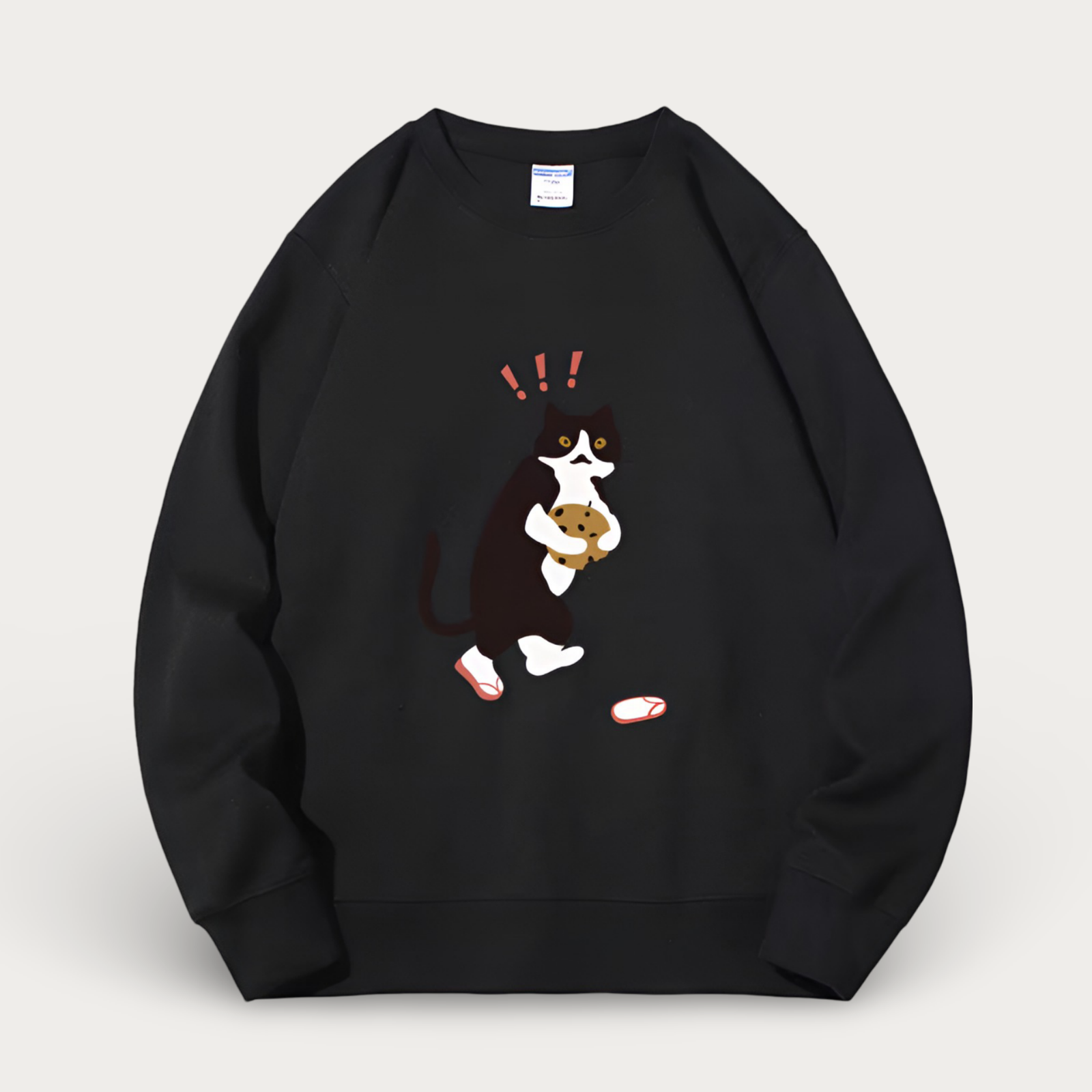 Cheeky Cat and Cookie Sweatshirt [Plus Size Available]
