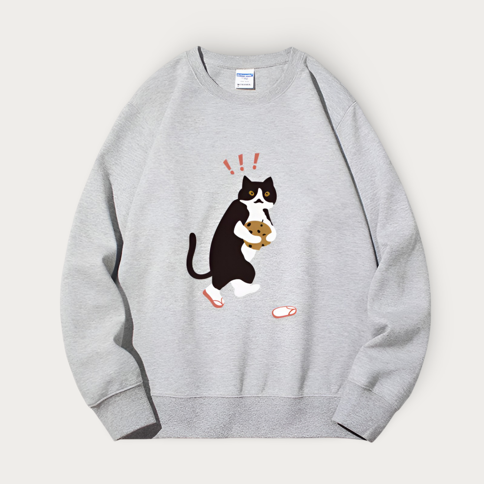Cheeky Cat and Cookie Sweatshirt [Plus Size Available]