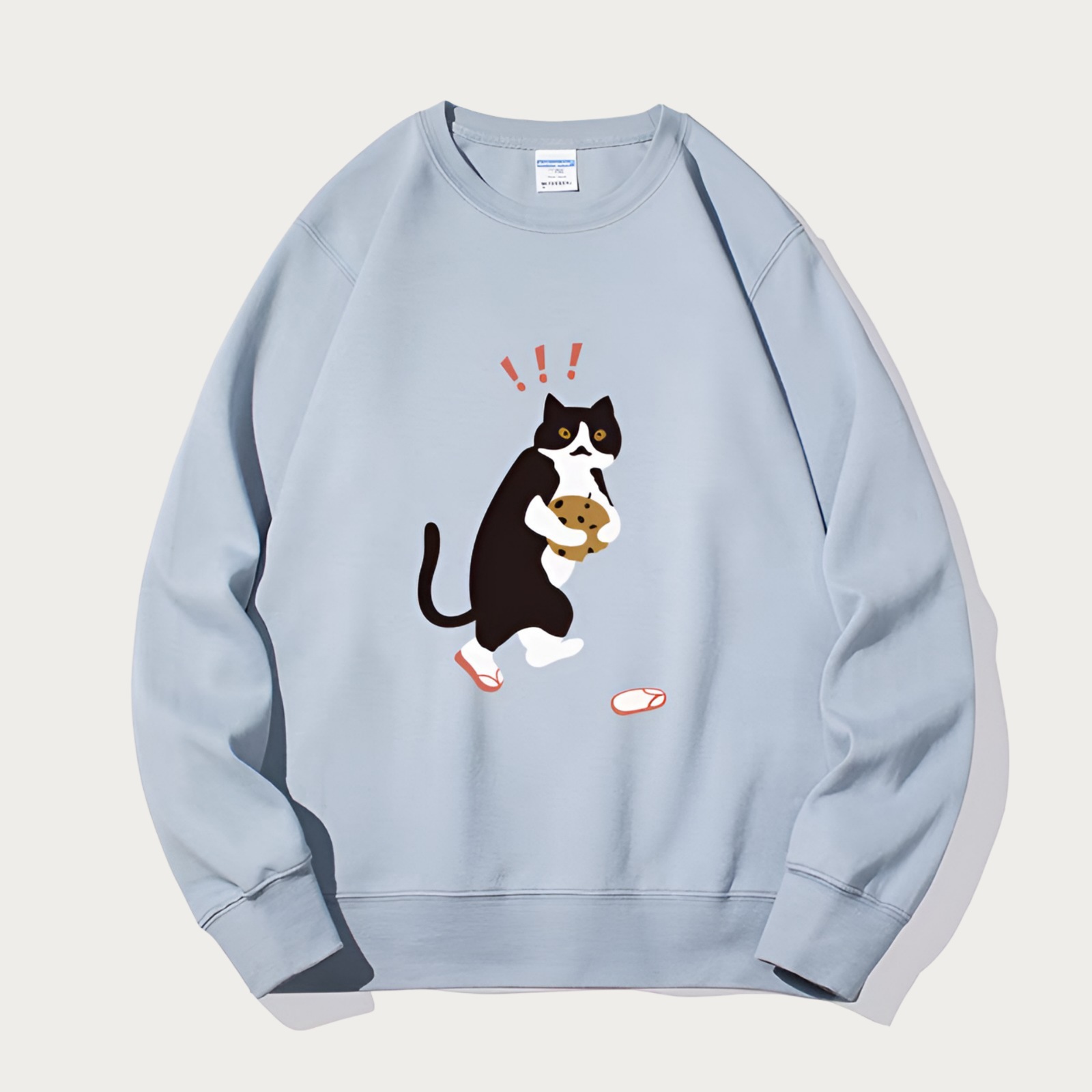Cheeky Cat and Cookie Sweatshirt [Plus Size Available]