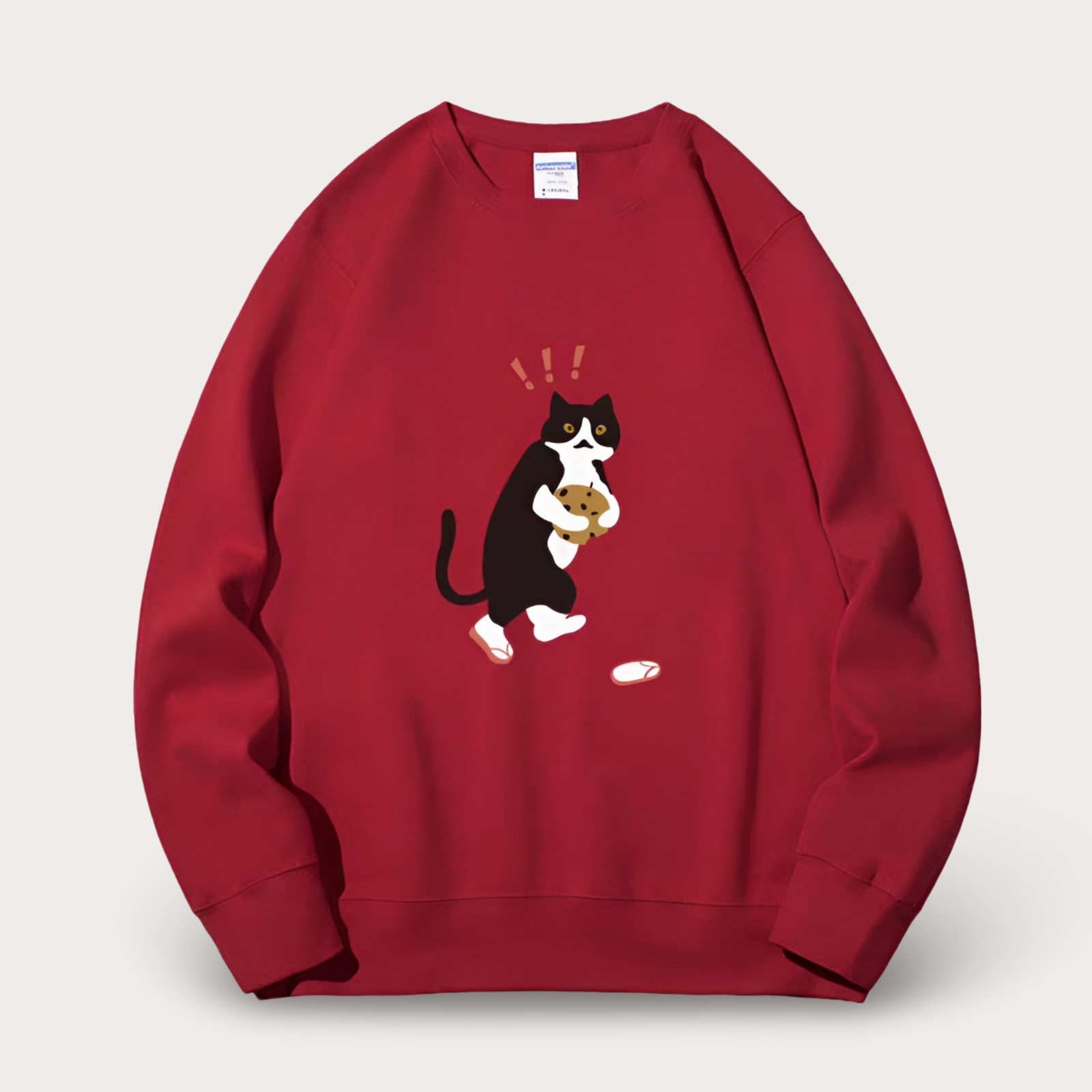 Cheeky Cat and Cookie Sweatshirt [Plus Size Available]