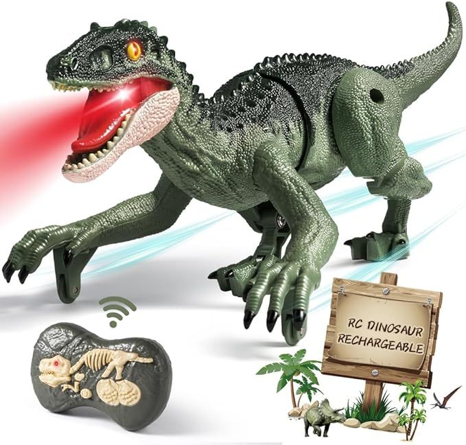2023 Optimal Children Gifts Realistic Remote Control Dinosaurs