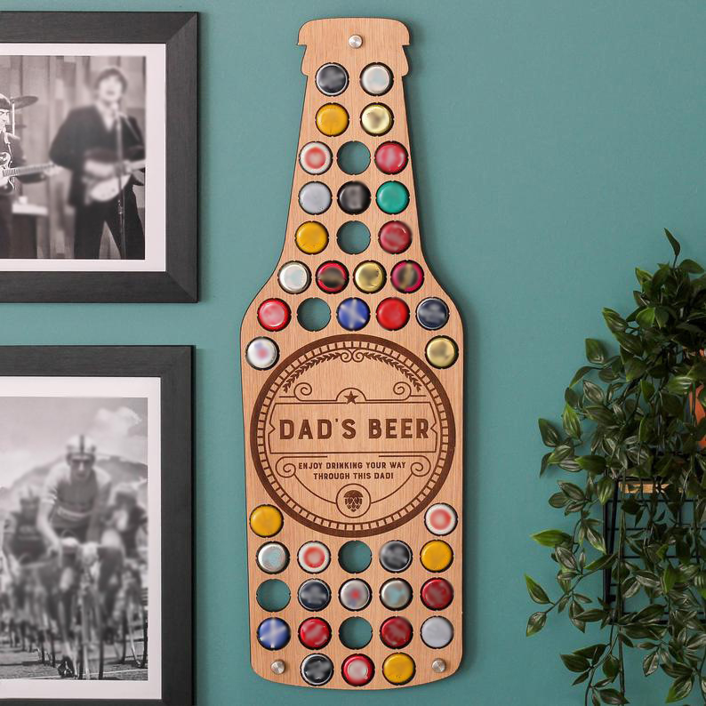 🎁The Best Father's Day Gift🎁 - Beer cap bottle shape wall hanging