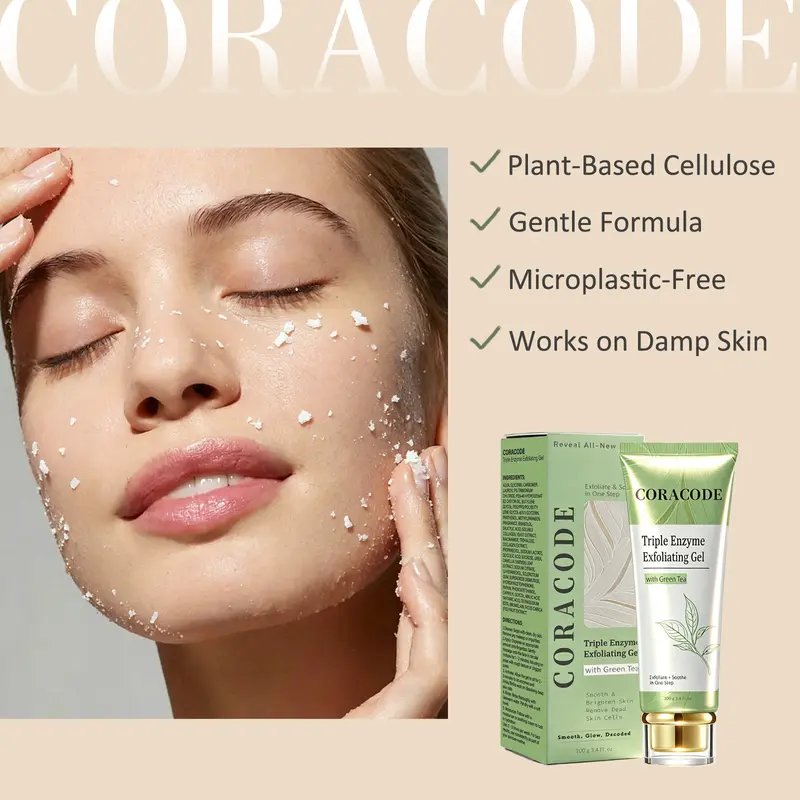CORACODE™ Green Tea Triple Enzyme Peeling Gel