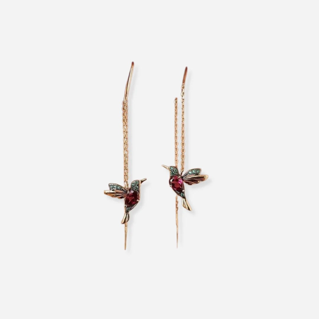 Best Gift Of 2026 | Rainbow Hummingbird Necklace + Matching Earrings (Free Gift)