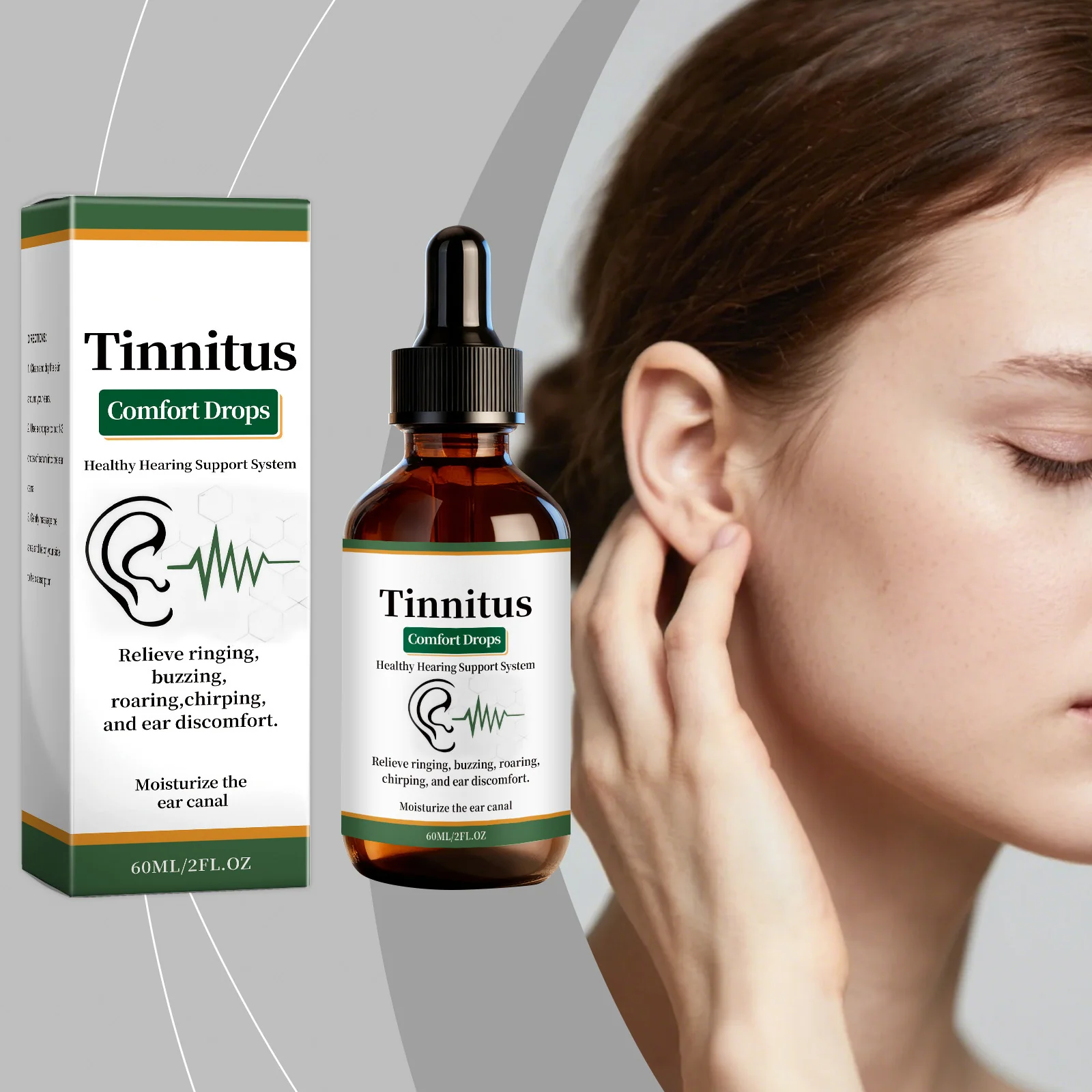 🌿Ear Care Drops – Gentle Cleansing & Soothing Relief for Healthy Ears 🧼