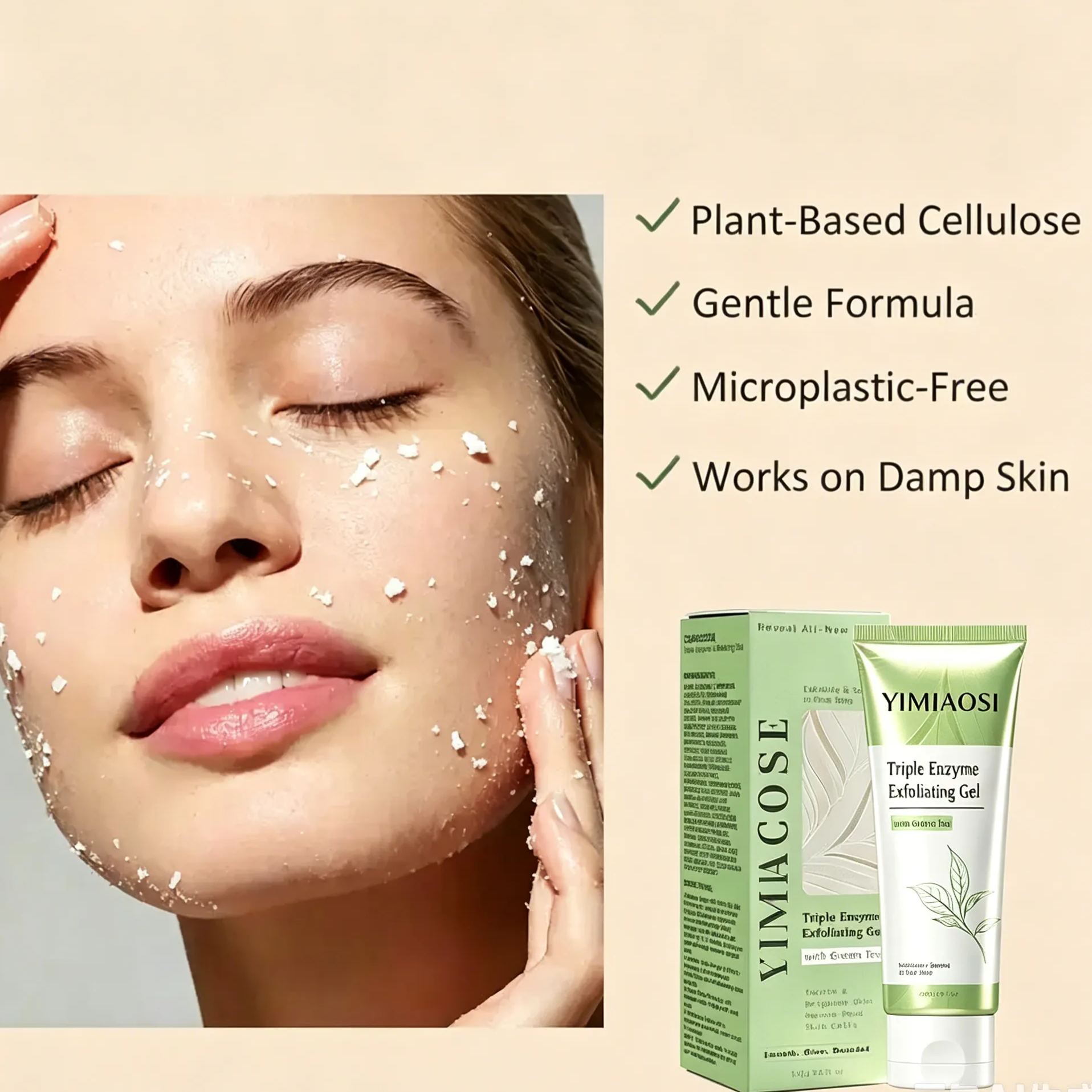 Green Tea Triple Enzyme Peeling Gel