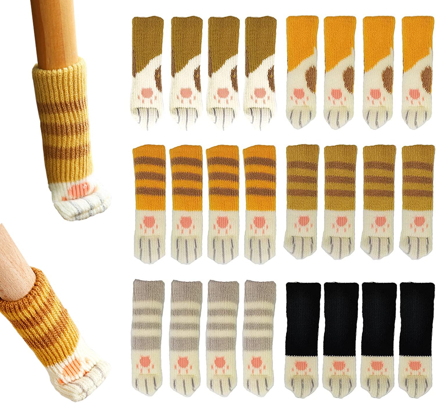 Knitted Chair Leg Socks