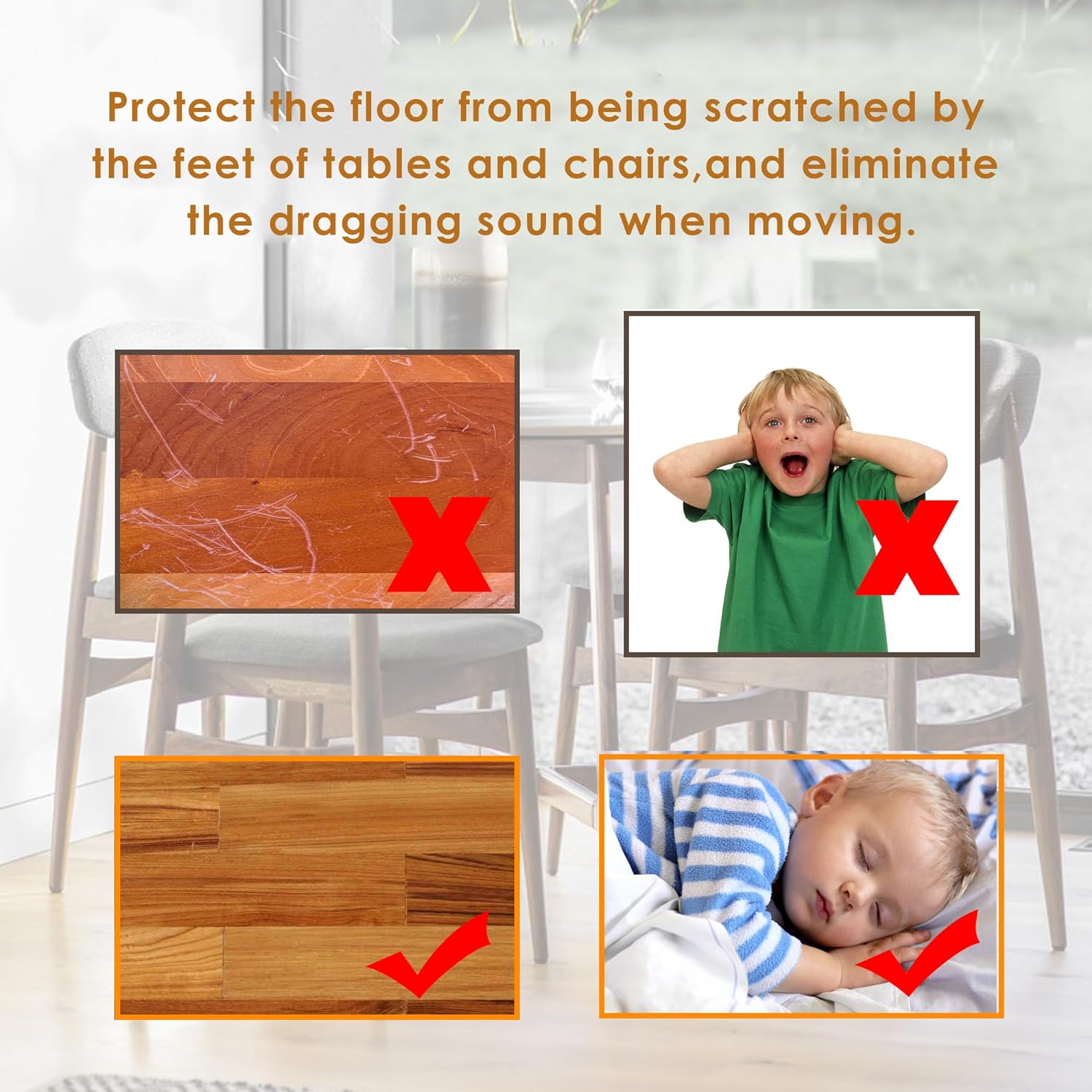 Knitted Chair Leg Socks