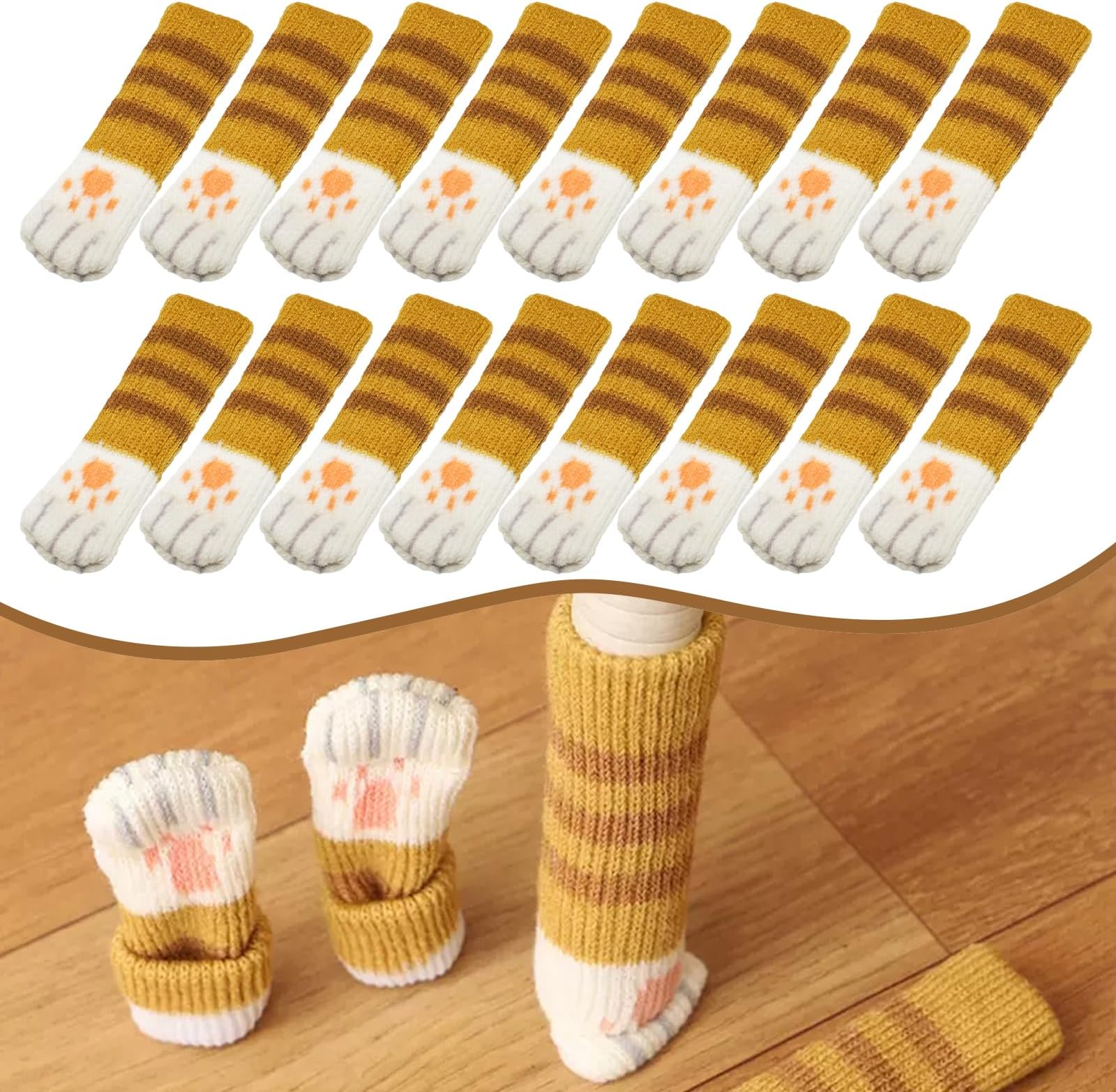 Knitted Chair Leg Socks