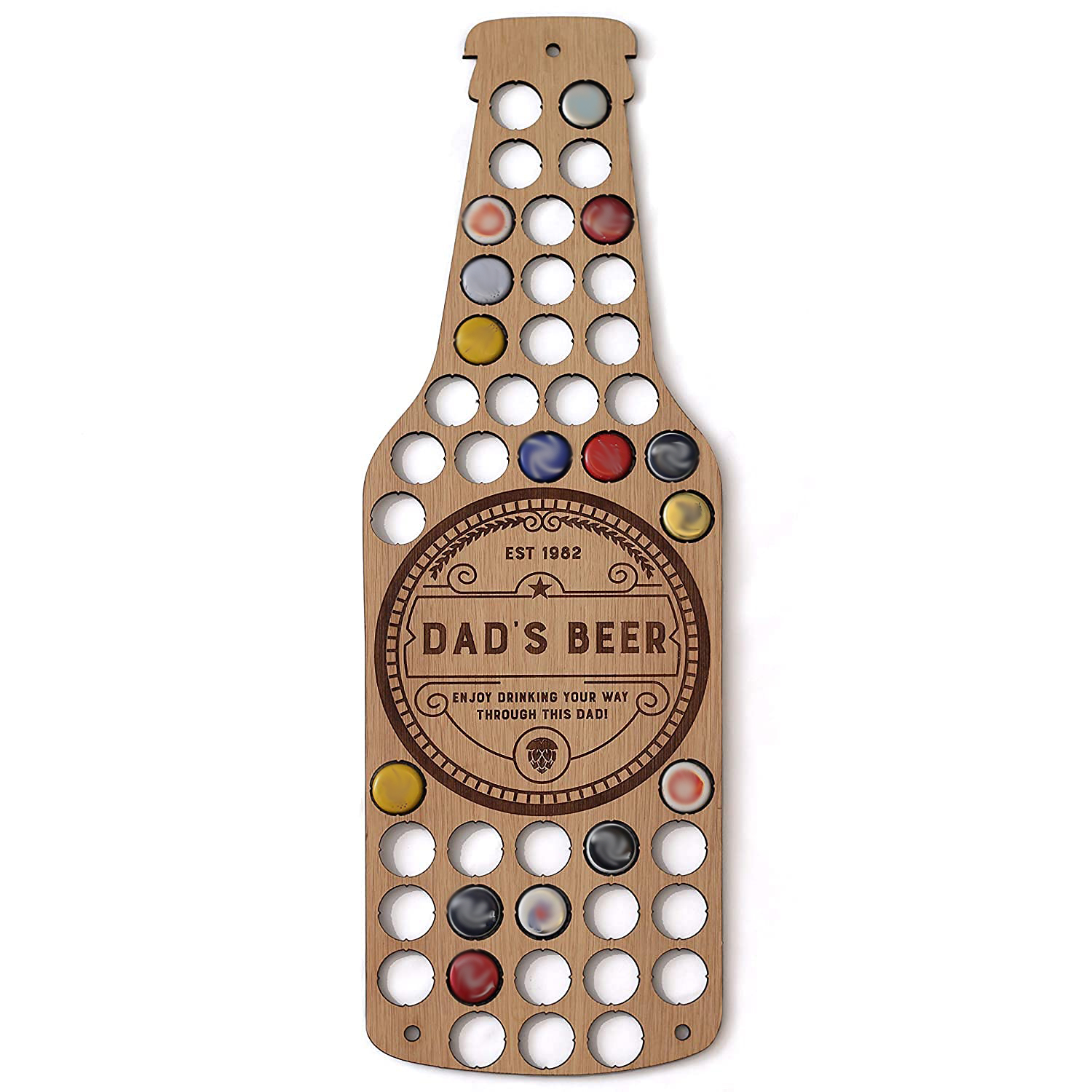 🎁The Best Father's Day Gift🎁 - Beer cap bottle shape wall hanging