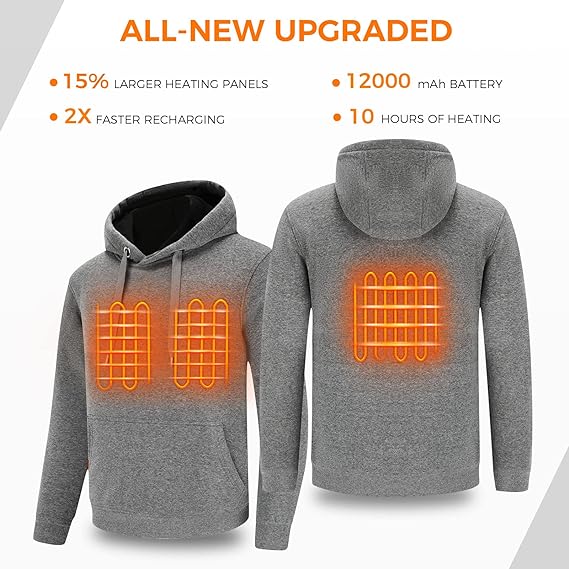 🔥Last Day 50% OFF - Unisex Heated Hoodie🔥Buy 2 Free Shipping