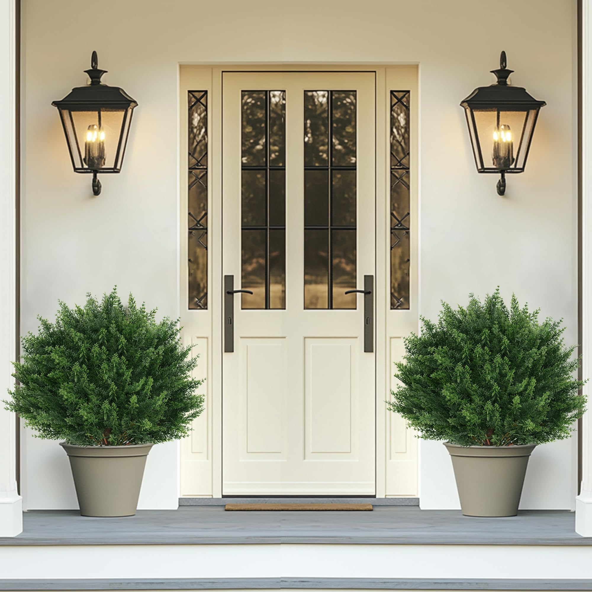 💥Mother's Day Pre-sale🔥UV Resistant Artificial Cedar Topiary Ball Tree