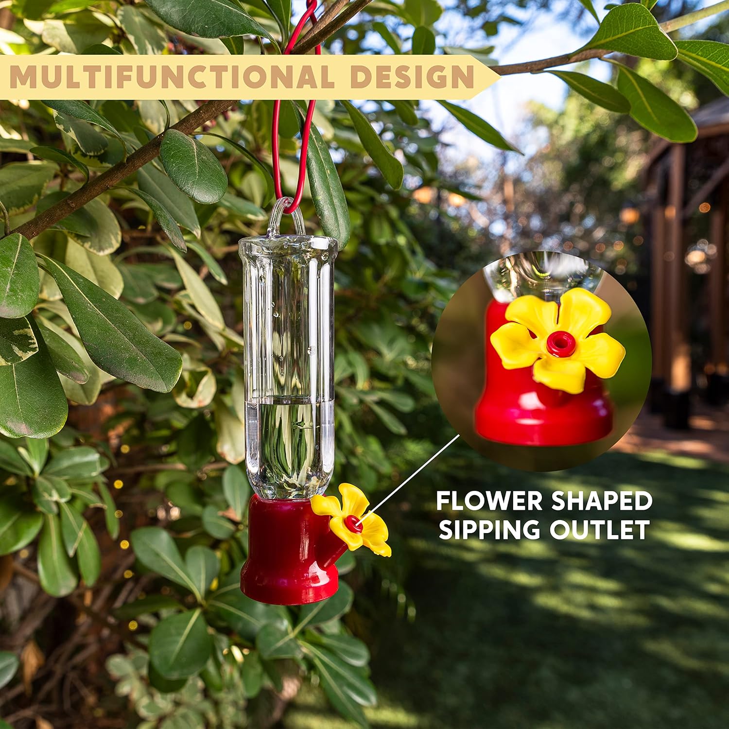 🐦Hummingbird Feeders- 100% Non Toxic- Reusable❤️