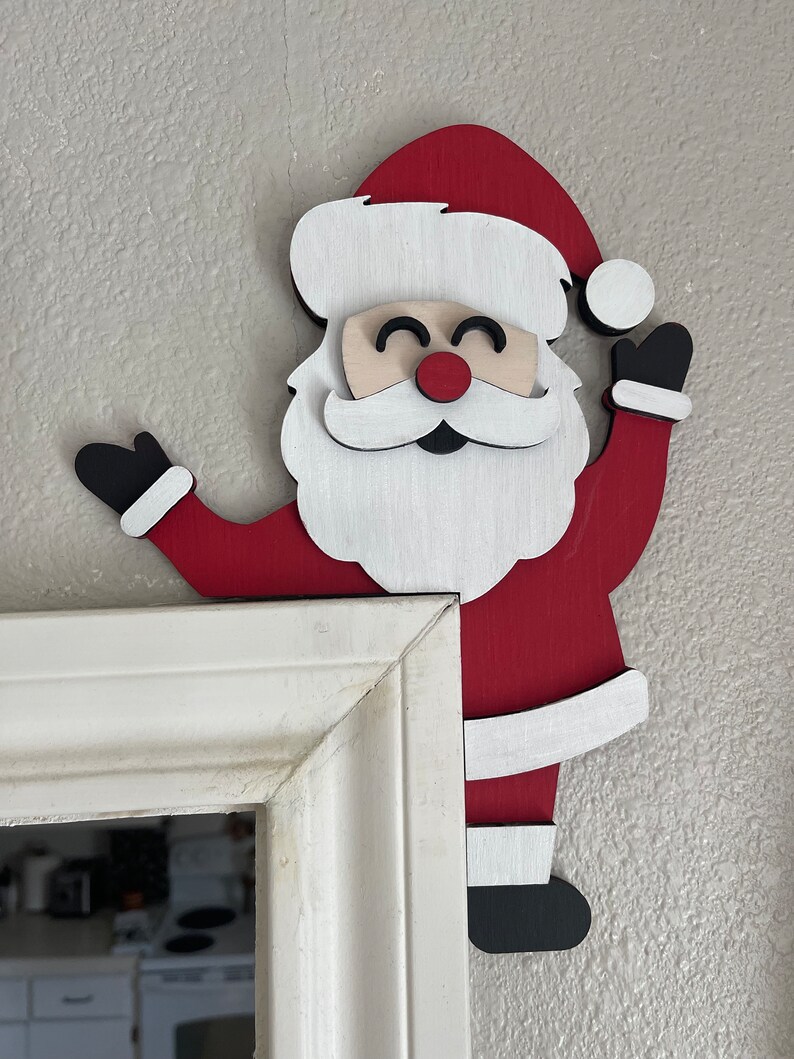 🎅2024 Christmas Gift 50% Off--Metal Christmas Door Topper