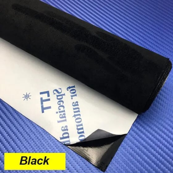 Microfiber Suede Fabric self Adhesive car Wrapping Film Imitation Leat