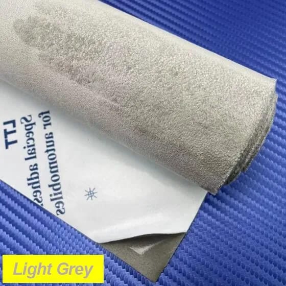 Microfiber Suede Fabric self Adhesive car Wrapping Film Imitation Leat