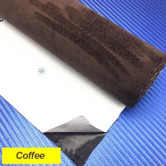Microfiber Suede Fabric self Adhesive car Wrapping Film Imitation Leat
