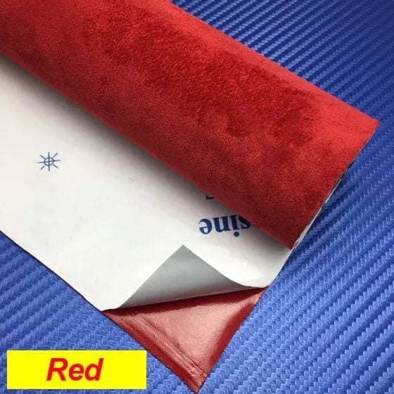 Microfiber Suede Fabric self Adhesive car Wrapping Film Imitation Leat
