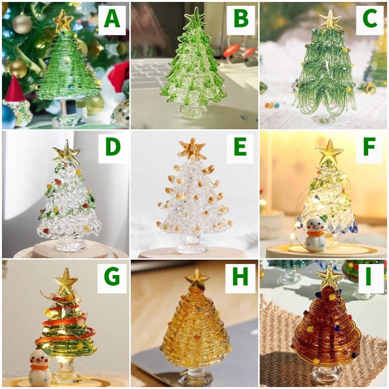 🔥HOT SALE 49% OFF🔥 Handcrafted Glass Christmas Tree🎄