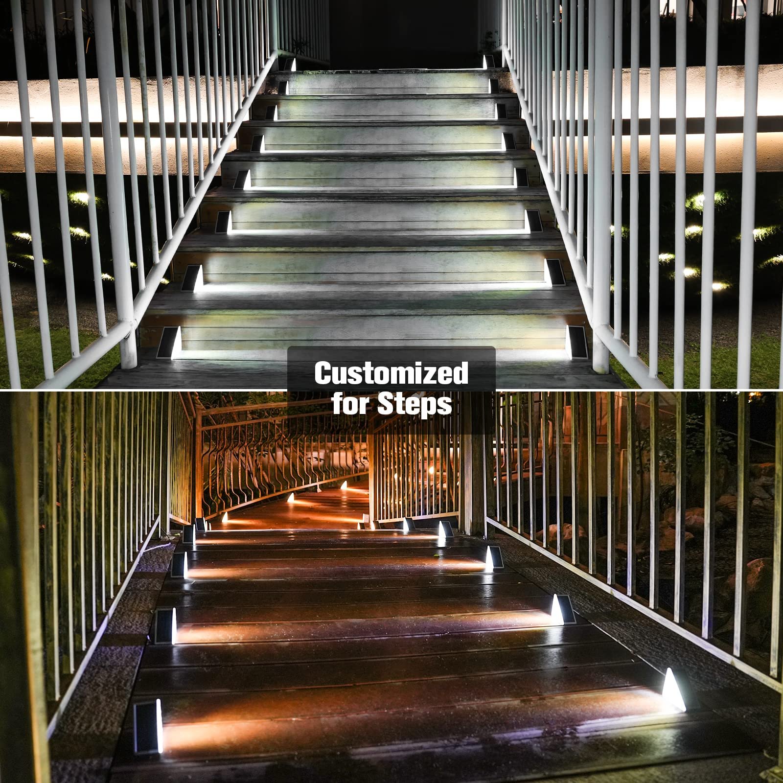 Solar Step Lights Outdoor Waterproof
