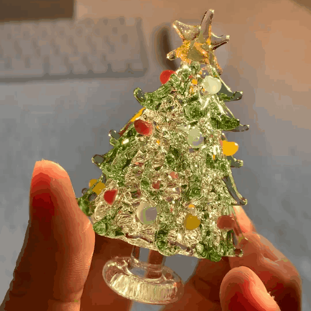 🔥HOT SALE 49% OFF🔥 Handcrafted Glass Christmas Tree🎄