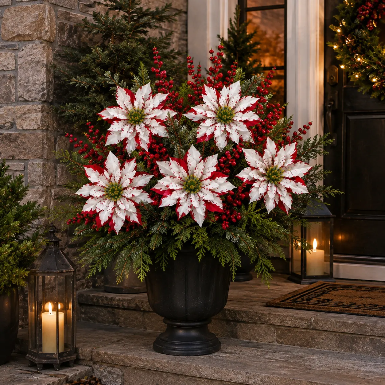🎅🌺Last Day 61% OFF🔥Christmas Poinsettia Planter Inserts