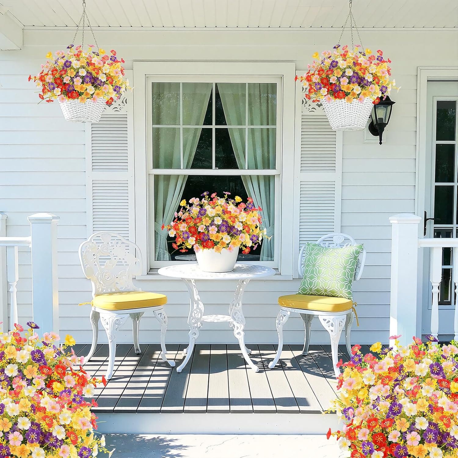 💥2026 Upgraded high-grade material 💐UV Resistant Faux Silk Wildflowers