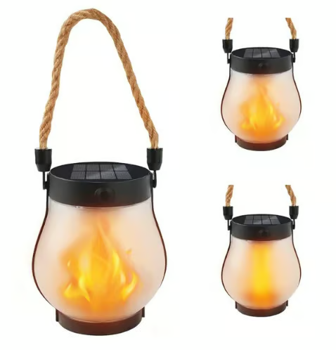 🔥 Last Day Promotion 50% OFF🔥Dancing flame Solar Lantern Outdoor Lights