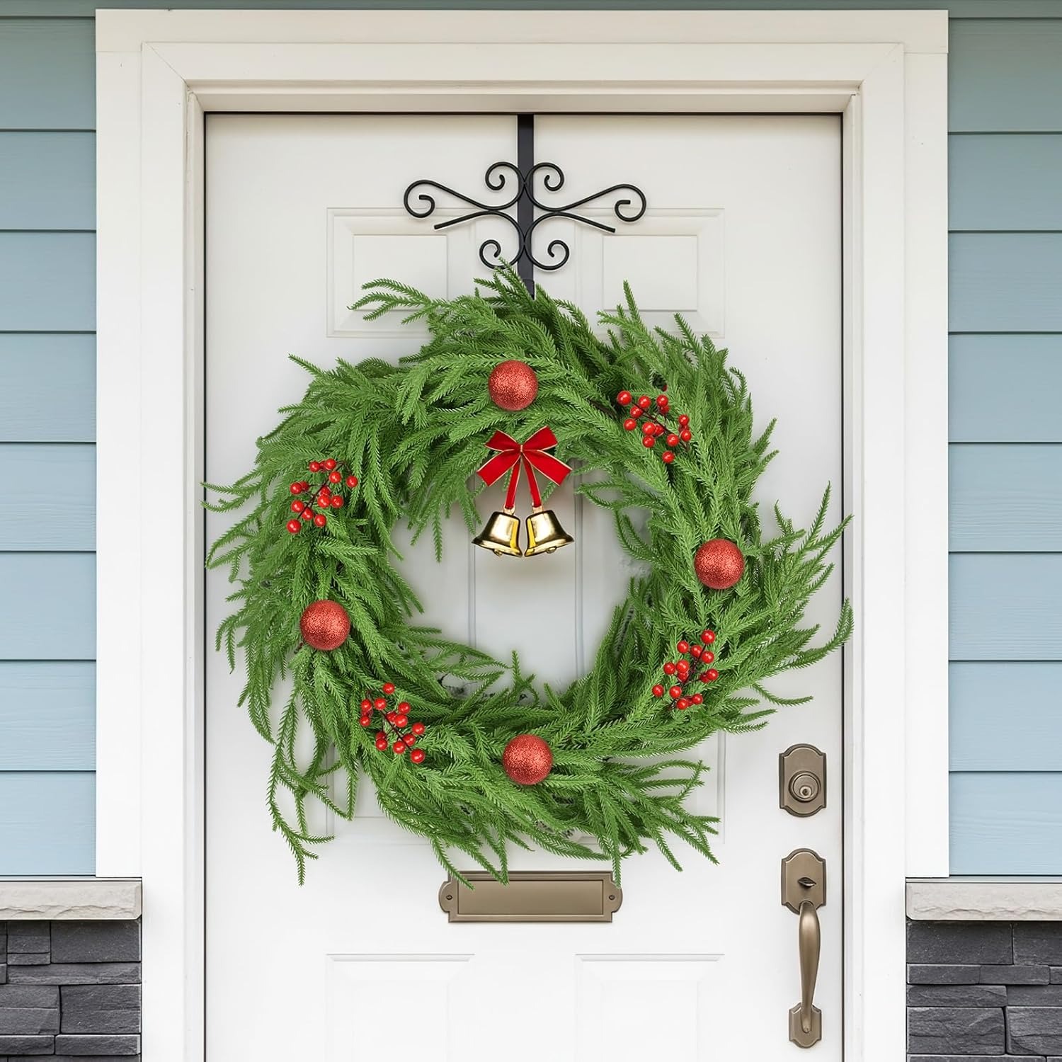 ✨Natural Christmas Greenery - Real Touch Norfolk Pine Garland