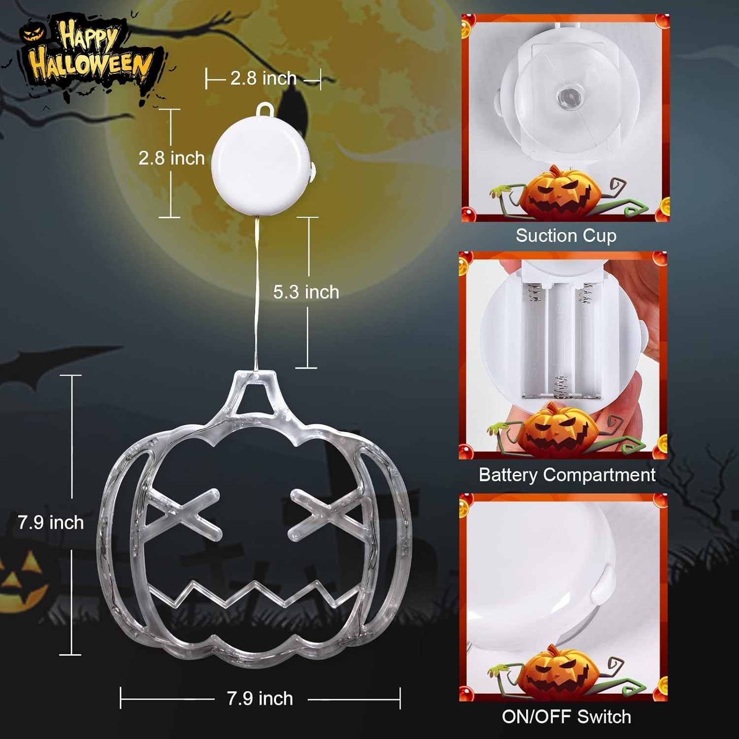 Halloween PRE-SALE 40%OFF NOW🎄Halloween Window Hanging Lights