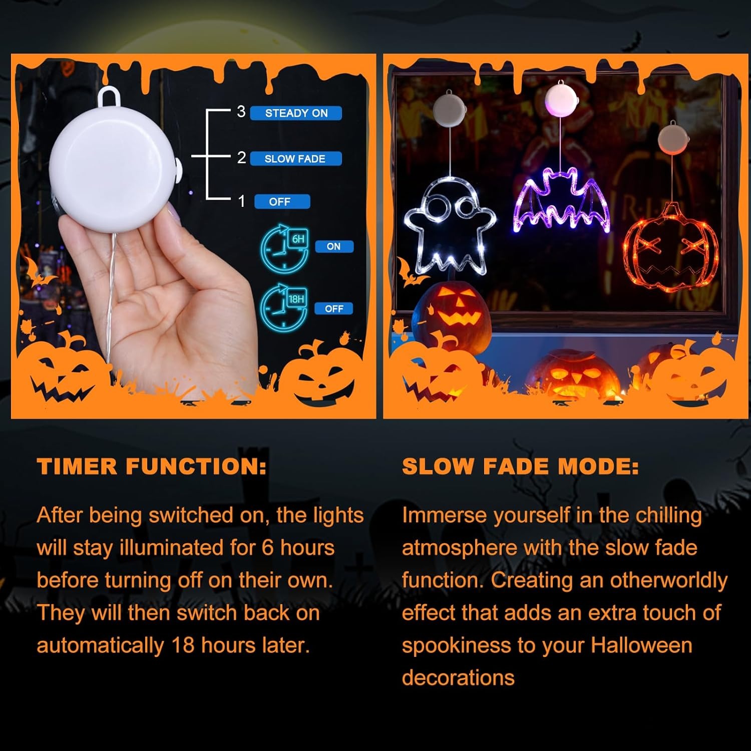 Halloween PRE-SALE 40%OFF NOW🎄Halloween Window Hanging Lights