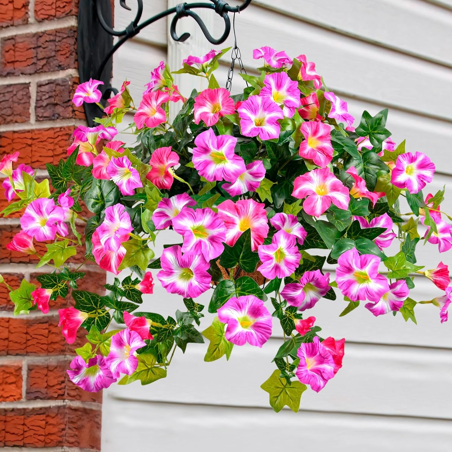 💐 Spring Faux Petunias Silk Flower UV Resistant No Fade Floral 🌺